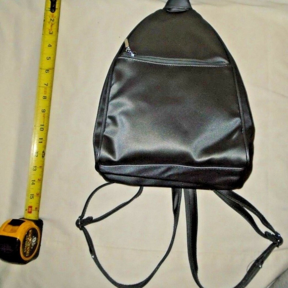 Vintage Bentley Shiny Metallic Backpack Purse Bag - Picture 3 of 7